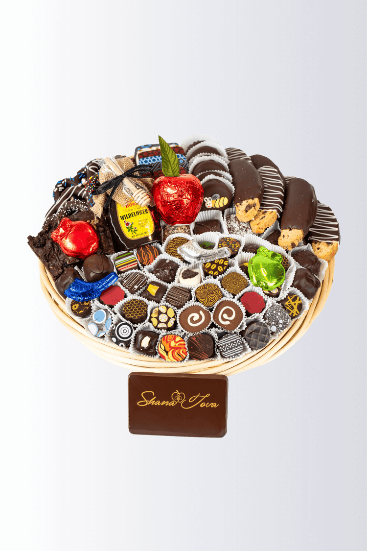 ROSH HASHANAH CHOCOLATE CELEBRATION BASKET – 16” INCH