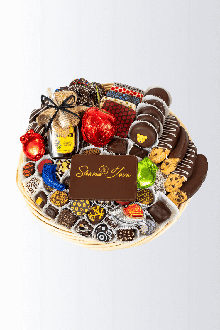 ROSH HASHANAH CHOCOLATE CELEBRATION BASKET – 16” INCH