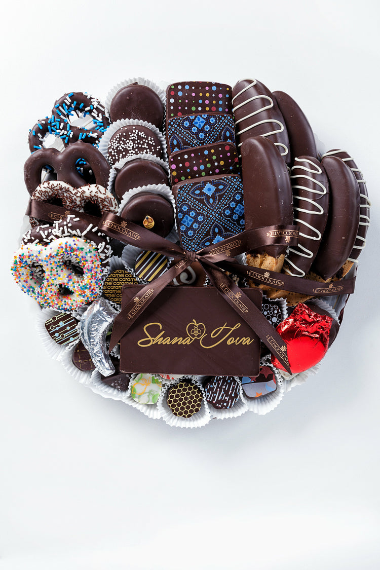 12'' ROSH HASHANAH CHOCOLATE COMBO PLATTER