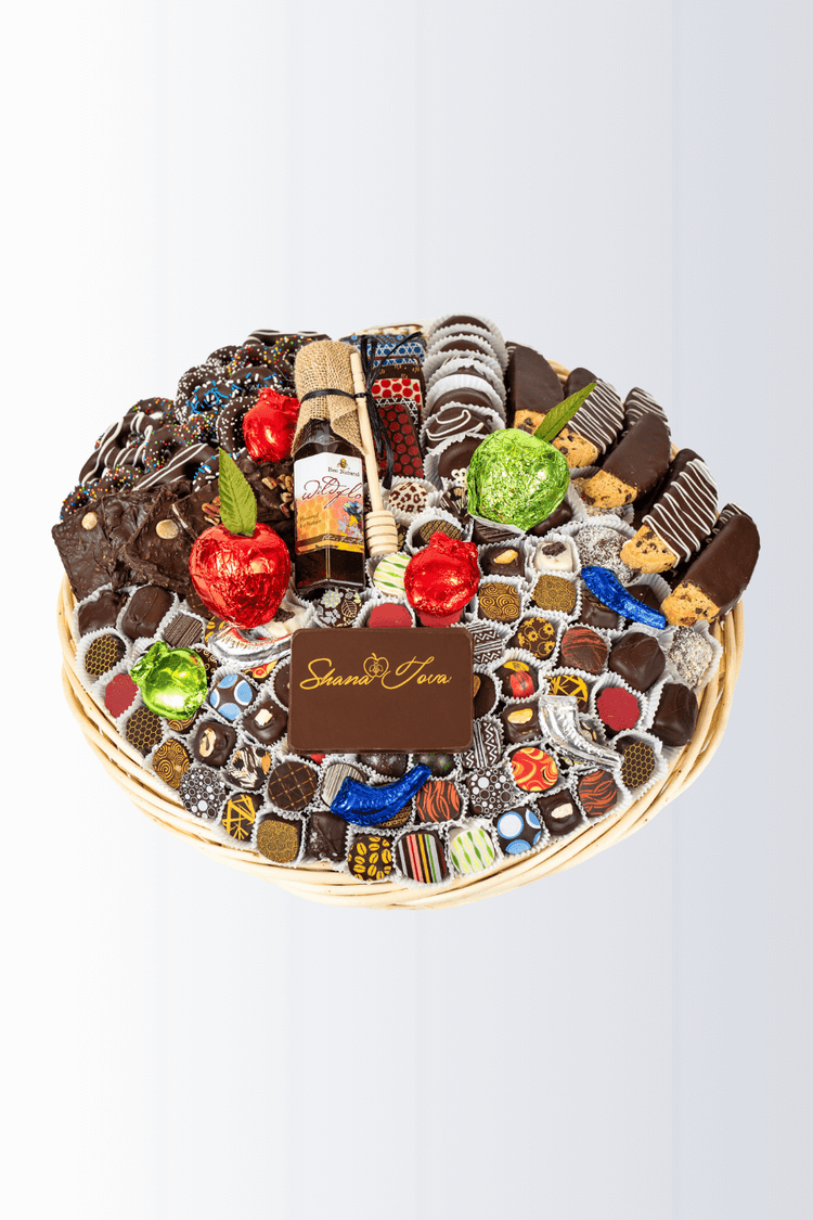 ROSH HASHANAH CHOCOLATE CELEBRATION BASKET – 20” INCH