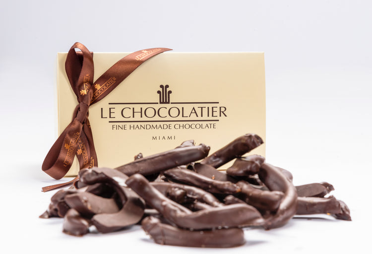 Chocolate Dipped Glace Orange Peels - 1 Pound