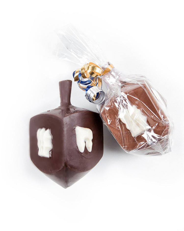 Chocolate Chanukah 3D Dreidel - Set of 3