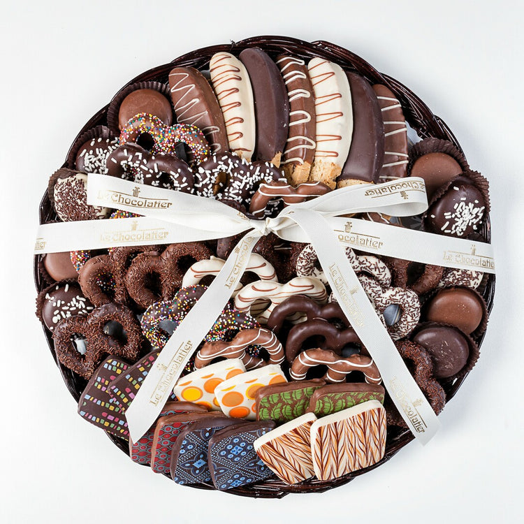 Cookie & Pretzel Platter 16 inch round