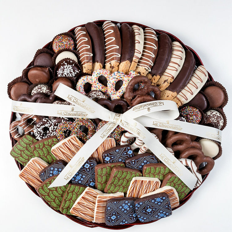 Cookie & Pretzel Platter 18 inch round