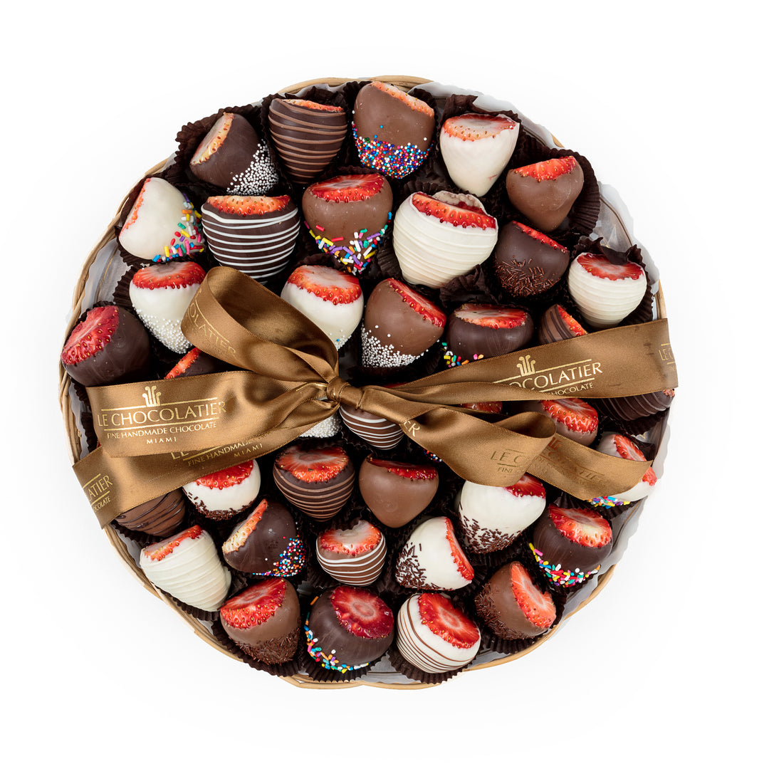 strawberries vaquera chocolate