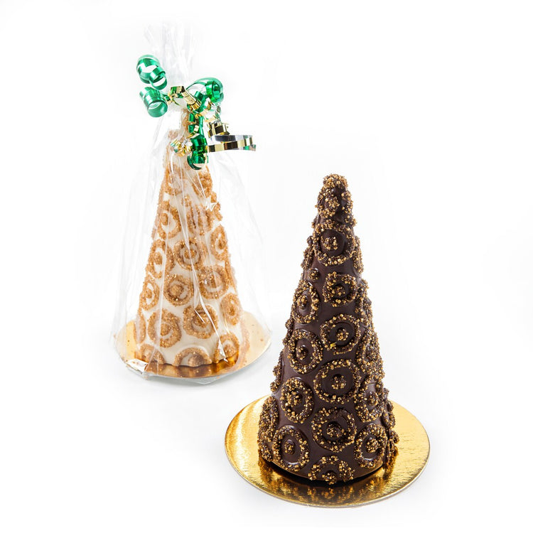 Golden Chocolate Christmas Tree 2 Pieces