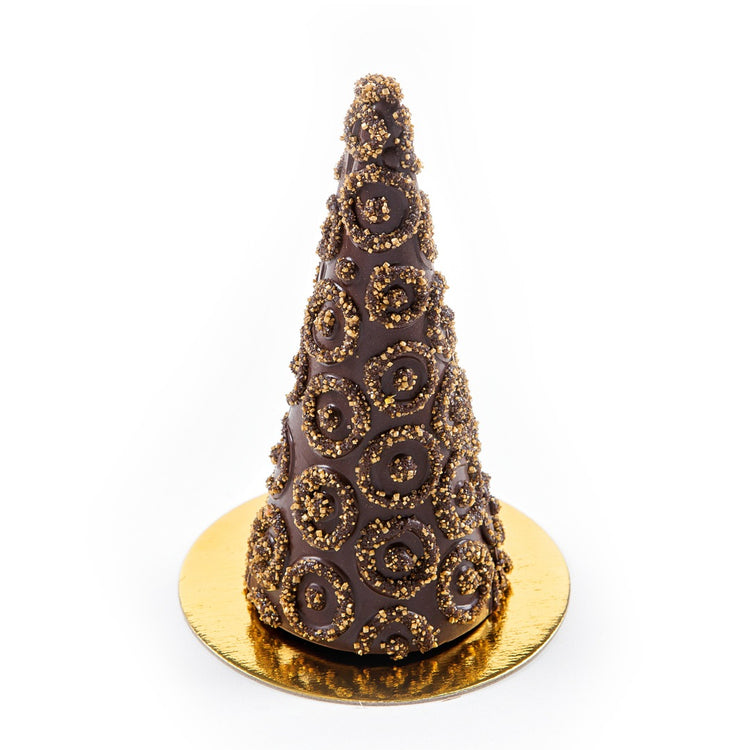 Golden Chocolate Christmas Tree 2 Pieces