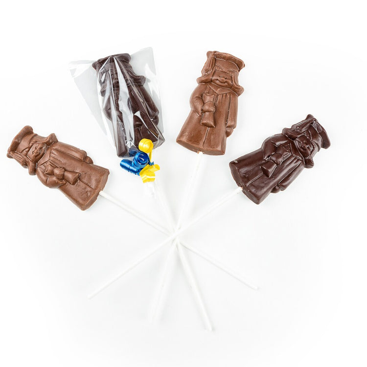 Graduation Cute Grad Chocolate Pops – Set of 4