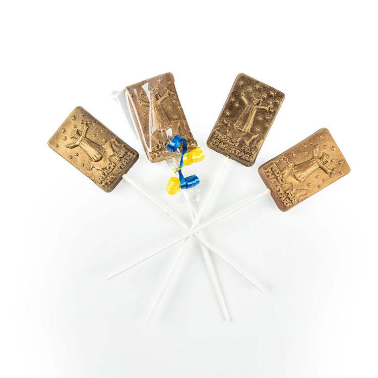 Graduation "Reach for the Stars" Chocolate Pops – Set of 4