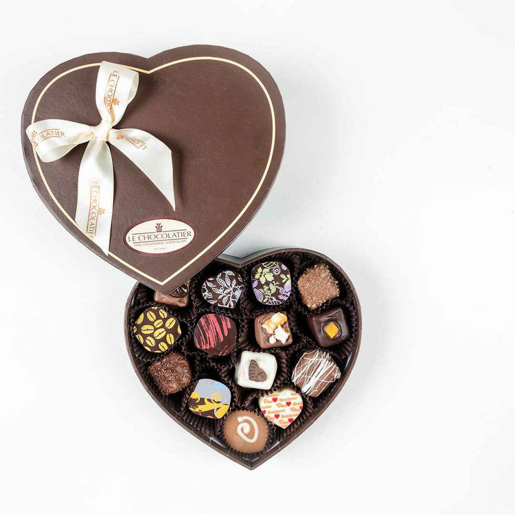 Heart Box Of Assorted Truffles - Small
