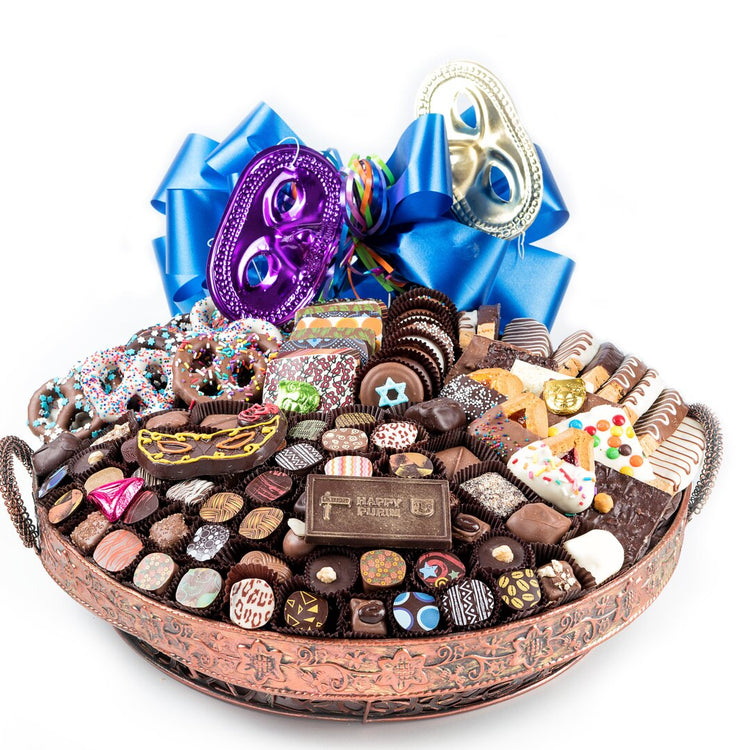 PURIM BRONZE ROYAL BASKET - X-LARGE