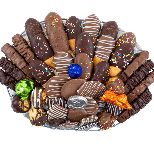 Passover Oval Chocolate Delight Centerpiece