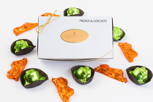 Passover Plaques - chocolate Frogs & Locusts