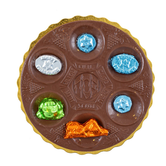 Passover chocolate Seder Plate