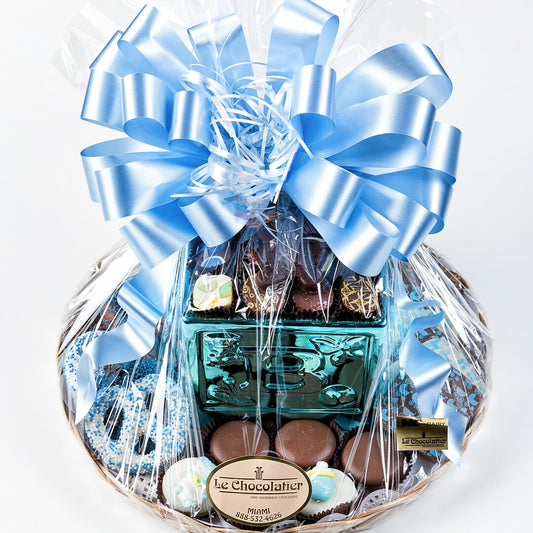 Baby Block Of Truffles On Cookie Platter