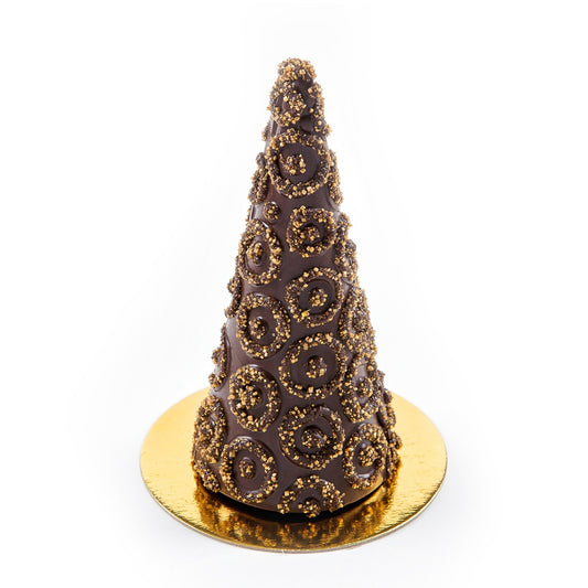 Golden Chocolate Christmas Tree 2 Pieces