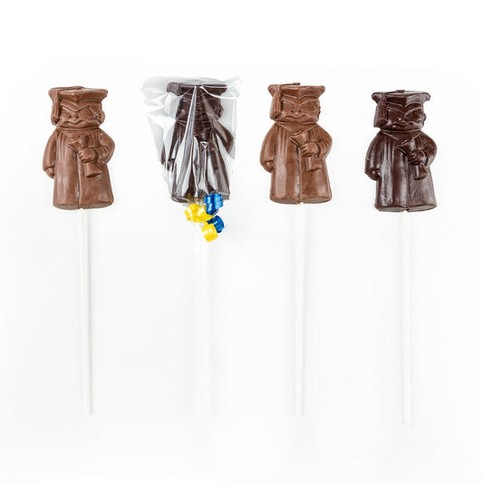 Graduation Cute Grad Chocolate Pops – Set of 4