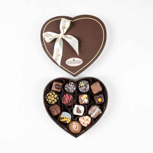 Heart Box Of Assorted Truffles - Small