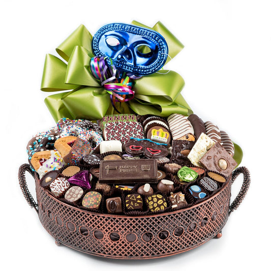 PURIM BRONZE ROYAL BASKET - LARGE