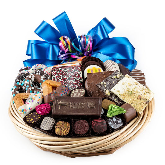 PURIM CELEBRATION BASKET - 12 INCH ROUND