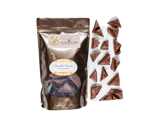 This Belgian milk chocolate with 35% cocoa content is balanced with flavor for any chocolate recipe.