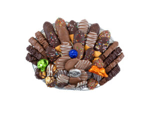 41pc - Lady Fingers, Biscotti, Macaroons, covrd Matzah, truffles, foil frogs, locusts, Passover pc.
